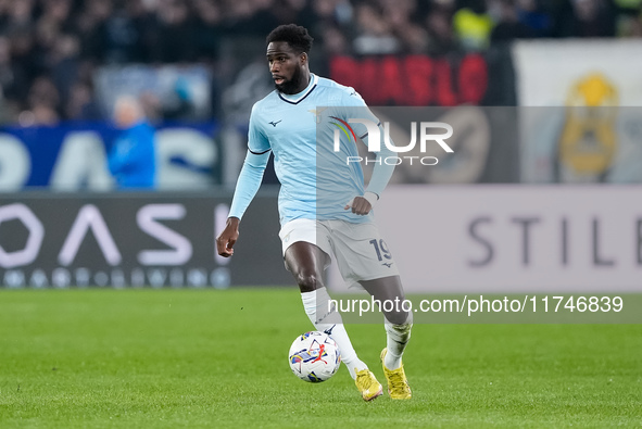 Boulaye Dia of SS Lazio during the Serie A Enilive match between SS Lazio and Cagliari Calcio at Stadio Olimpico on November 4, 2024 in Rome...