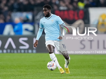 Boulaye Dia of SS Lazio during the Serie A Enilive match between SS Lazio and Cagliari Calcio at Stadio Olimpico on November 4, 2024 in Rome...