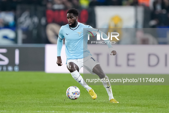 Boulaye Dia of SS Lazio during the Serie A Enilive match between SS Lazio and Cagliari Calcio at Stadio Olimpico on November 4, 2024 in Rome...