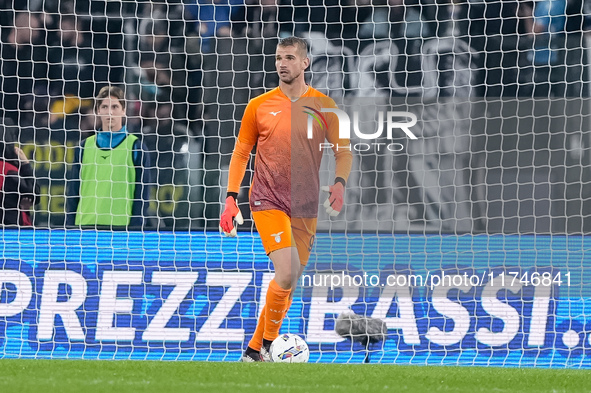 Ivan Provedel of SS Lazio during the Serie A Enilive match between SS Lazio and Cagliari Calcio at Stadio Olimpico on November 4, 2024 in Ro...