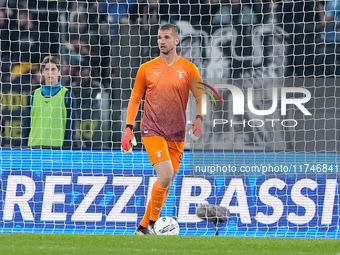 Ivan Provedel of SS Lazio during the Serie A Enilive match between SS Lazio and Cagliari Calcio at Stadio Olimpico on November 4, 2024 in Ro...