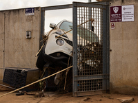 Debris on the outskirts of Valencia, Spain, on november 06, 2024, results from the Dana a week ago. (