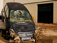 Debris on the outskirts of Valencia, Spain, on november 06, 2024, results from the Dana a week ago. (