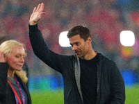 Bayer Leverkusen Head Coach Xabi Alonso is present during the UEFA Champions League 2024/25 League Phase MD4 match between Liverpool and Bay...