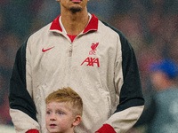 Trent Alexander-Arnold of Liverpool plays during the UEFA Champions League 2024/25 League Phase MD4 match between Liverpool and Bayer Leverk...