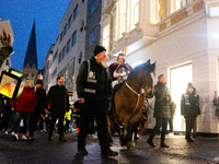 Thousands of children participate in the Martin parade in Bonn, Germany, on November 6, 2024. (