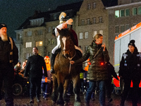 Thousands of children participate in the Martin parade in Bonn, Germany, on November 6, 2024. (