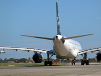 An Airbus A330-343 from Air China, in Star Alliance livery, is on the runway ready to take off from Barcelona airport in Barcelona, Spain, o...