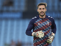 Marc Vidal of RC Celta de Vigo warms up before the La Liga EA Sports match between RC Celta de Vigo and Getafe CF at Estadio Abanca Balaidos...