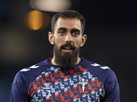 Borja Iglesias of RC Celta de Vigo looks on during the warm-up prior to the La Liga EA Sports match between RC Celta de Vigo and Getafe CF a...