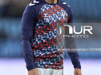 Franco Cervi of RC Celta de Vigo looks on during the warm-up prior to the La Liga EA Sports match between RC Celta de Vigo and Getafe CF at...