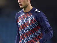 Carlos Dominguez of RC Celta de Vigo looks on during the warm-up prior to the La Liga EA Sports match between RC Celta de Vigo and Getafe CF...