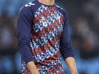 Tadeo Allende of RC Celta de Vigo looks on during the warm-up prior to the La Liga EA Sports match between RC Celta de Vigo and Getafe CF at...