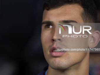 Carlos Dominguez of RC Celta de Vigo looks on prior to the La Liga EA Sports match between RC Celta de Vigo and Getafe CF at Estadio Abanca...