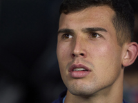 Carlos Dominguez of RC Celta de Vigo looks on prior to the La Liga EA Sports match between RC Celta de Vigo and Getafe CF at Estadio Abanca...