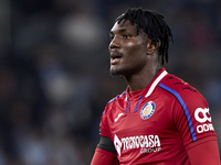 Christantus Uche of Getafe CF looks on during the La Liga EA Sports match between RC Celta de Vigo and Getafe CF at Estadio Abanca Balaidos...