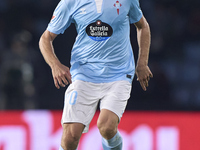 Marcos Alonso of RC Celta de Vigo is in action during the La Liga EA Sports match between RC Celta de Vigo and Getafe CF at Estadio Abanca B...