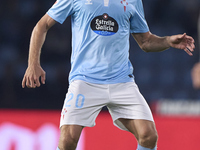 Marcos Alonso of RC Celta de Vigo is in action during the La Liga EA Sports match between RC Celta de Vigo and Getafe CF at Estadio Abanca B...