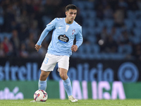 Hugo Sotelo of RC Celta de Vigo is in action during the La Liga EA Sports match between RC Celta de Vigo and Getafe CF at Estadio Abanca Bal...