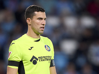 David Soria of Getafe CF looks on during the La Liga EA Sports match between RC Celta de Vigo and Getafe CF at Estadio Abanca Balaidos in Vi...