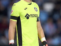 David Soria of Getafe CF looks on during the La Liga EA Sports match between RC Celta de Vigo and Getafe CF at Estadio Abanca Balaidos in Vi...