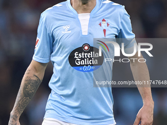 Iago Aspas of RC Celta de Vigo looks on during the La Liga EA Sports match between RC Celta de Vigo and Getafe CF at Estadio Abanca Balaidos...