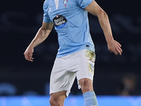 Carl Starfelt of RC Celta de Vigo is in action during the La Liga EA Sports match between RC Celta de Vigo and Getafe CF at Estadio Abanca B...