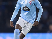 Ilaix Moriba of RC Celta de Vigo is in action during the La Liga EA Sports match between RC Celta de Vigo and Getafe CF at Estadio Abanca Ba...