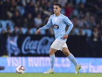 Hugo Sotelo of RC Celta de Vigo is in action during the La Liga EA Sports match between RC Celta de Vigo and Getafe CF at Estadio Abanca Bal...