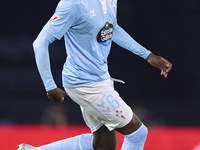 Ilaix Moriba of RC Celta de Vigo is in action during the La Liga EA Sports match between RC Celta de Vigo and Getafe CF at Estadio Abanca Ba...