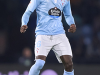 Ilaix Moriba of RC Celta de Vigo is in action during the La Liga EA Sports match between RC Celta de Vigo and Getafe CF at Estadio Abanca Ba...