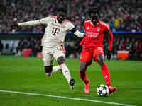 Issa Kaboré of Benfica  controls the ball during the Champions League Round 4 match between Bayern Munich v Benfica at the Allianz arena, Mu...