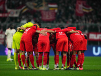  Benfica team  during the Champions League Round 4 match between Bayern Munich v Benfica at the Allianz arena, Munich, Germany, on November...