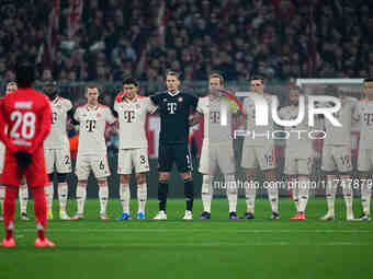  Bayern Munich team  during the Champions League Round 4 match between Bayern Munich v Benfica at the Allianz arena, Munich, Germany, on Nov...