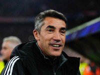 Bruno Lage of Benfica  looks on during the Champions League Round 4 match between Bayern Munich v Benfica at the Allianz arena, Munich, Germ...