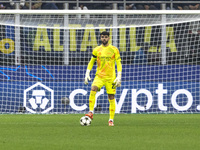 David Raya plays during the UEFA Champions League 2024/25 match between FC Internazionale and FC Arsenal in Milano, Italy, on November 6, 20...