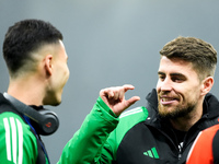 Jorginho of Arsenal gestures during the UEFA Champions League 2024/25 League Phase MD4 match between FC Internazionale and Arsenal at Stadio...