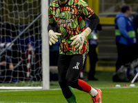 David Raya plays during the UEFA Champions League 2024/25 match between FC Internazionale and FC Arsenal in Milano, Italy, on November 6, 20...