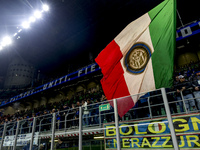 A general view of Giuseppe Meazza Stadium prior to the UEFA Champions League 2024/25 match between FC Internazionale and FC Arsenal in Milan...