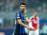 Mehdi Taremi of FC Internazionale looks on during the UEFA Champions League 2024/25 League Phase MD4 match between FC Internazionale and Ars...