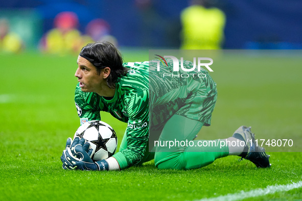 Yann Sommer of FC Internazionale during the UEFA Champions League 2024/25 League Phase MD4 match between FC Internazionale and Arsenal at St...