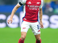 Leandro Trossard of Arsenal during the UEFA Champions League 2024/25 League Phase MD4 match between FC Internazionale and Arsenal at Stadio...