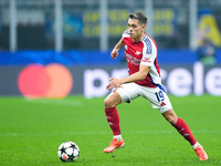 Leandro Trossard of Arsenal during the UEFA Champions League 2024/25 League Phase MD4 match between FC Internazionale and Arsenal at Stadio...