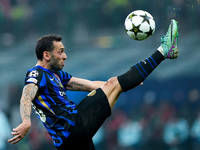 Hakan Calhanoglu of FC Internazionale during the UEFA Champions League 2024/25 League Phase MD4 match between FC Internazionale and Arsenal...