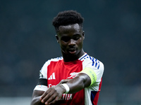 Bukayo Saka of Arsenal during the UEFA Champions League 2024/25 League Phase MD4 match between FC Internazionale and Arsenal at Stadio San S...