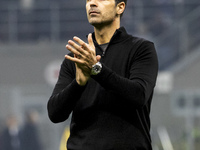 Mikel Arteta participates in the UEFA Champions League 2024/25 match between FC Internazionale and FC Arsenal in Milano, Italy, on November...