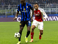 During the UEFA Champions League 2024/25 match between FC Internazionale and FC Arsenal in Milano, Italy, on November 6, 2024, (