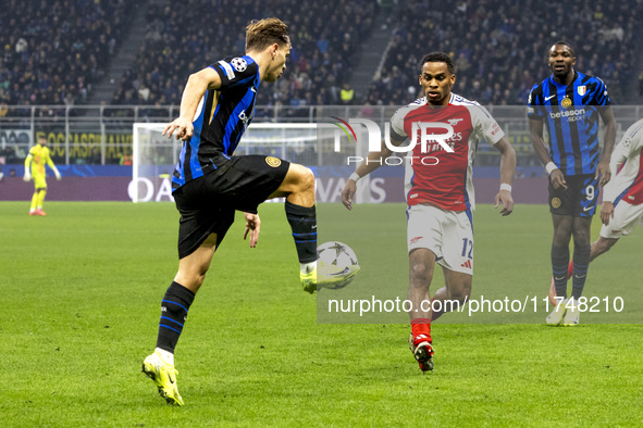 During the UEFA Champions League 2024/25 match between FC Internazionale and FC Arsenal in Milano, Italy, on November 6, 2024, 