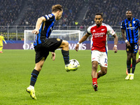 During the UEFA Champions League 2024/25 match between FC Internazionale and FC Arsenal in Milano, Italy, on November 6, 2024, (