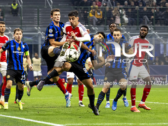 Mehdi Taremi plays during the UEFA Champions League 2024/25 match between FC Internazionale and FC Arsenal in Milano, Italy, on November 6,...